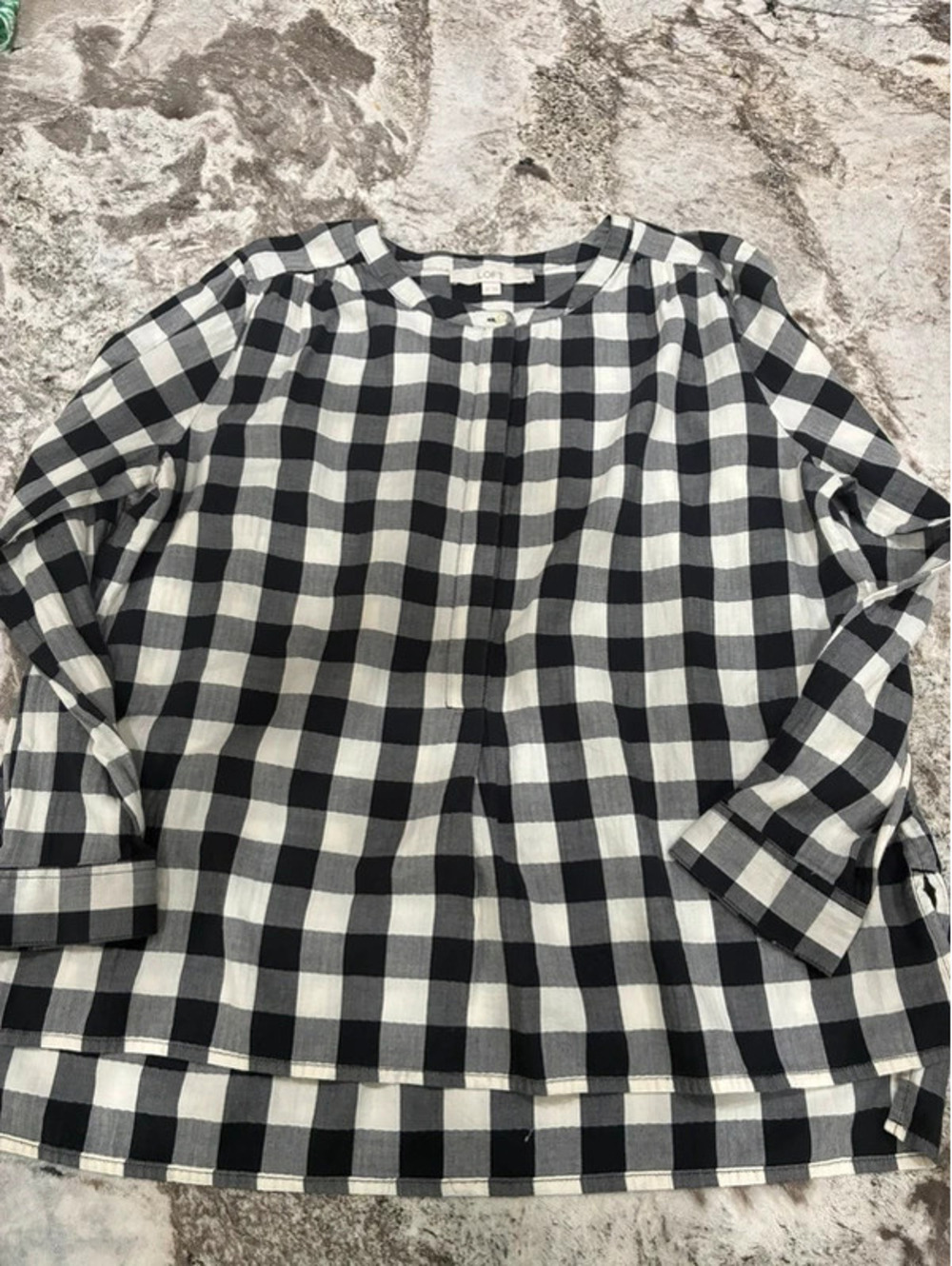 Loft petite large shirt flannel
